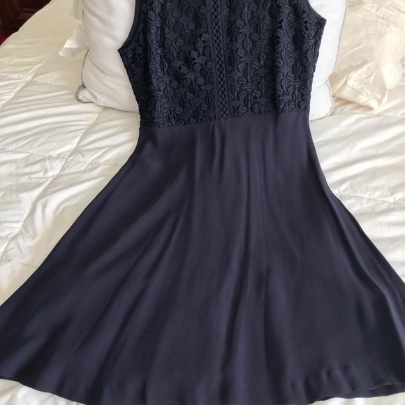 Navy Cocktail Dress - Picture 2 of 6
